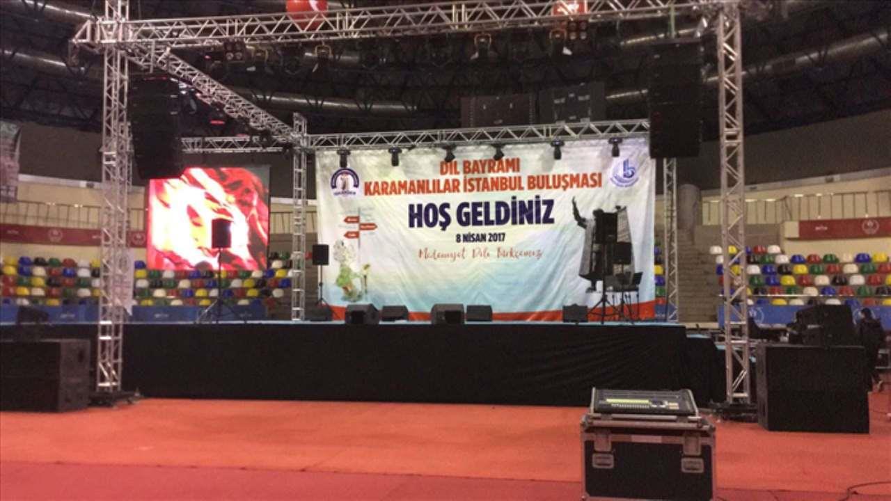 Bağcılar Spor Salonu Dil Bayramı Karamanlılar İstanbul Buluşması